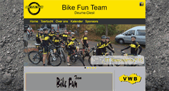 Desktop Screenshot of bikefunteam.be