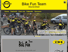 Tablet Screenshot of bikefunteam.be